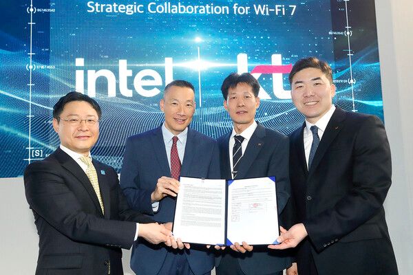 KT signs MOU with Intel to promote Wi-Fi 7 at MWC 2023