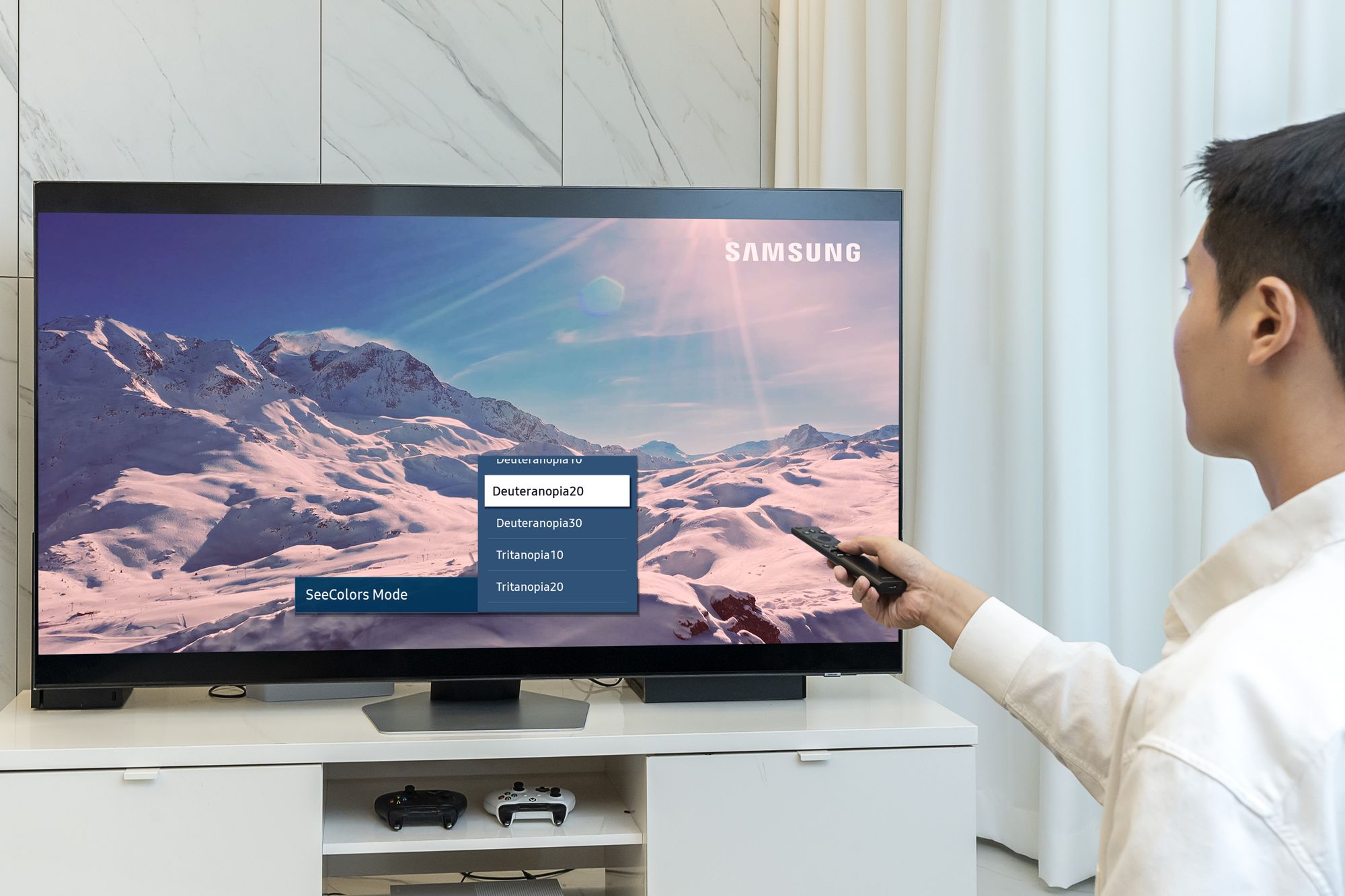 Samsung Unveils SeeColors for CVD Users in 2023 Lineup