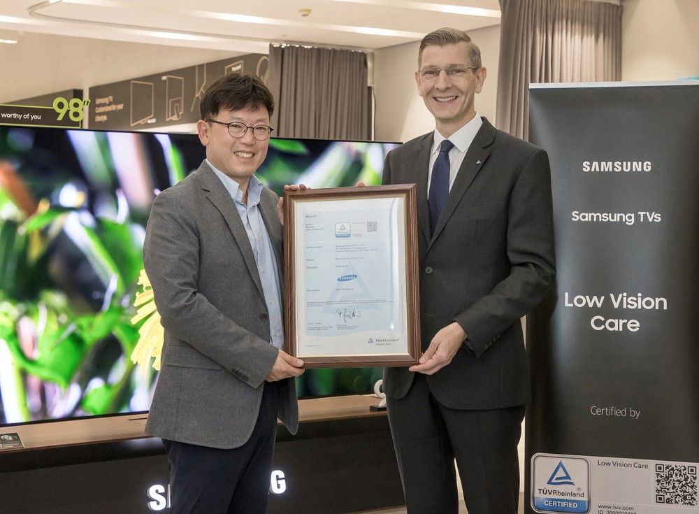 Samsung's 2023 TVs Receive 'Low Vision Care' Certification