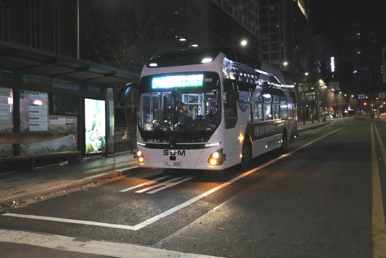 Seoul Launches Overnight Autonomous Bus Service