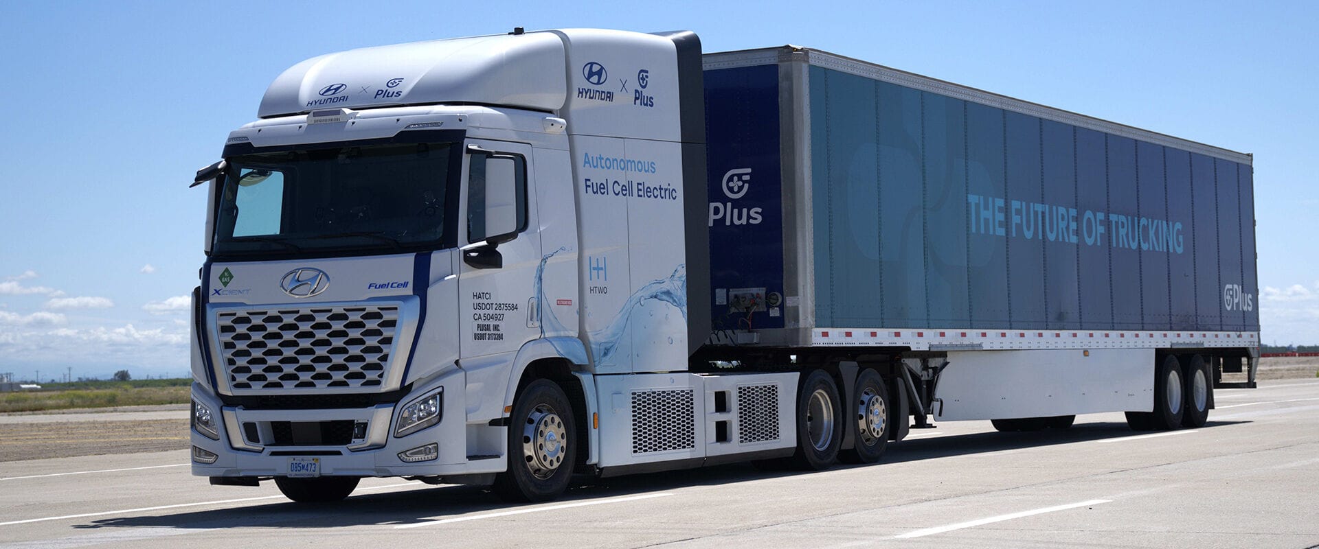 Hyundai & Plus Unveil Level 4 Autonomous Hydrogen Truck in US