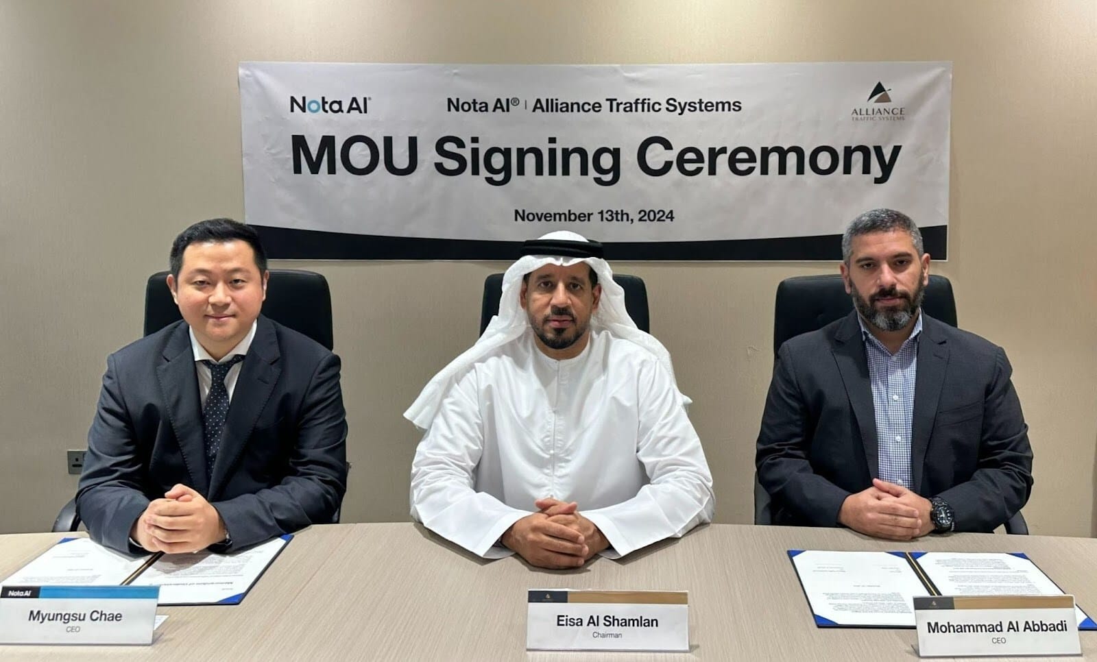 Nota AI Partners with UAE's Alliance Traffic Systems for Smart Traffic Solutions