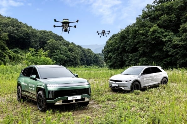 Hyundai IONIQ 9 Drone Station for Forest Restoration