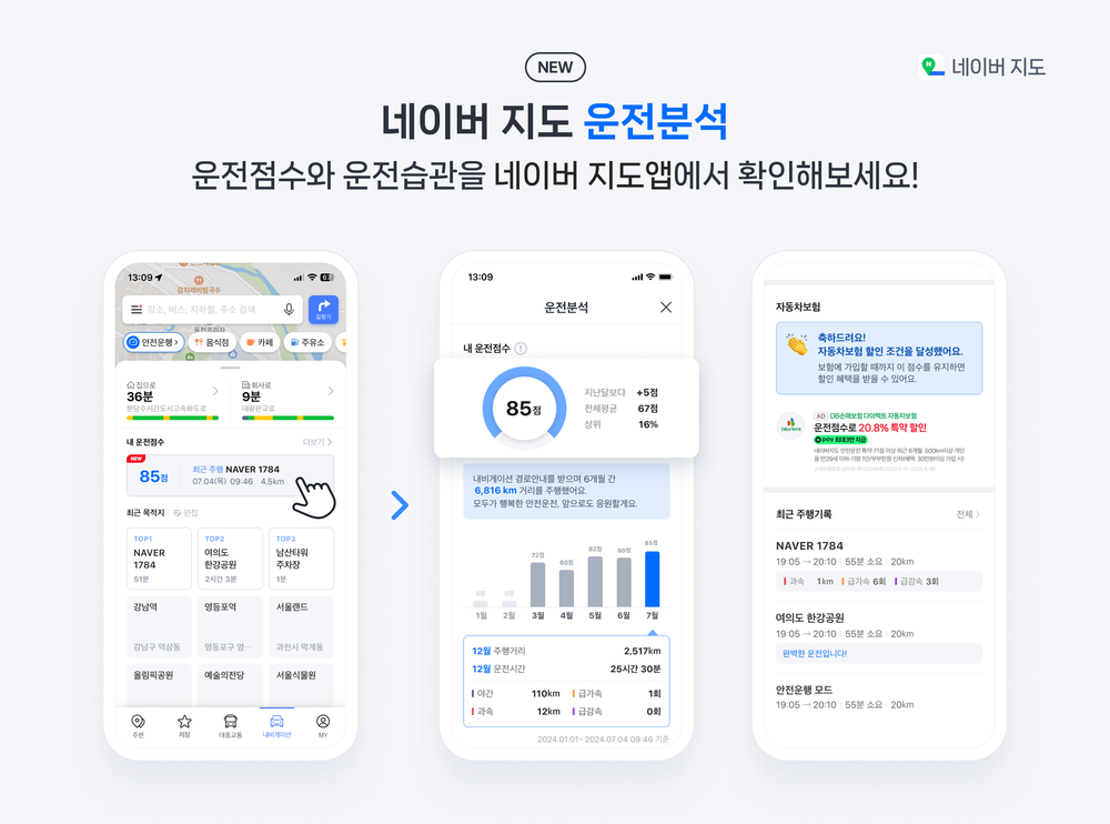 Naver Map Launches Driving Score: Safety Meets Savings post image