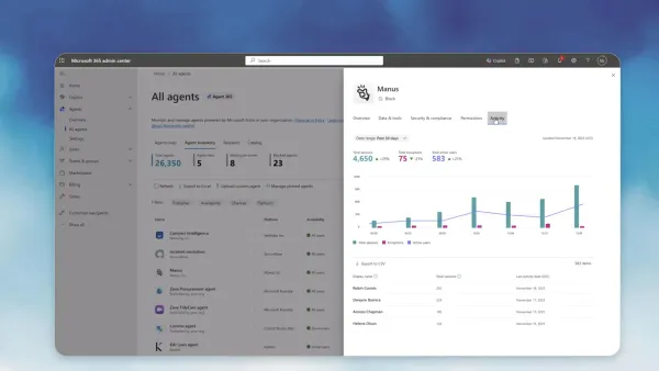 Manus AI Assistant Launches on Microsoft Agent 365 Platform post image
